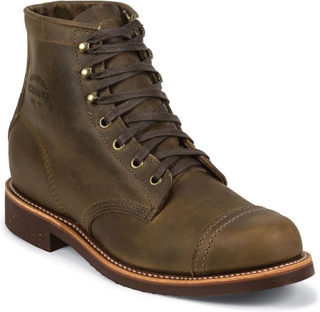 Chippewa cap store toe boots